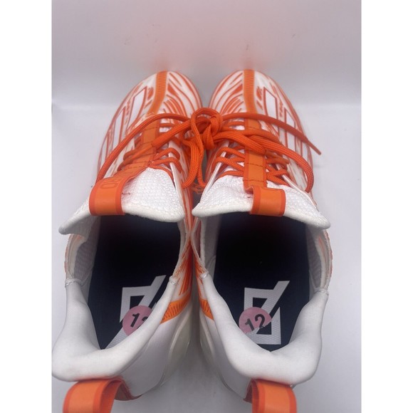 Adidas Adizero Football Cleats Orange White Creamsicle Mens Size 12.5 HO3639